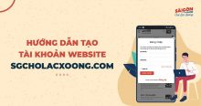 Hướng dẫn tạo tài khoản tại Website Sài Gòn chợ Lạc Xoong